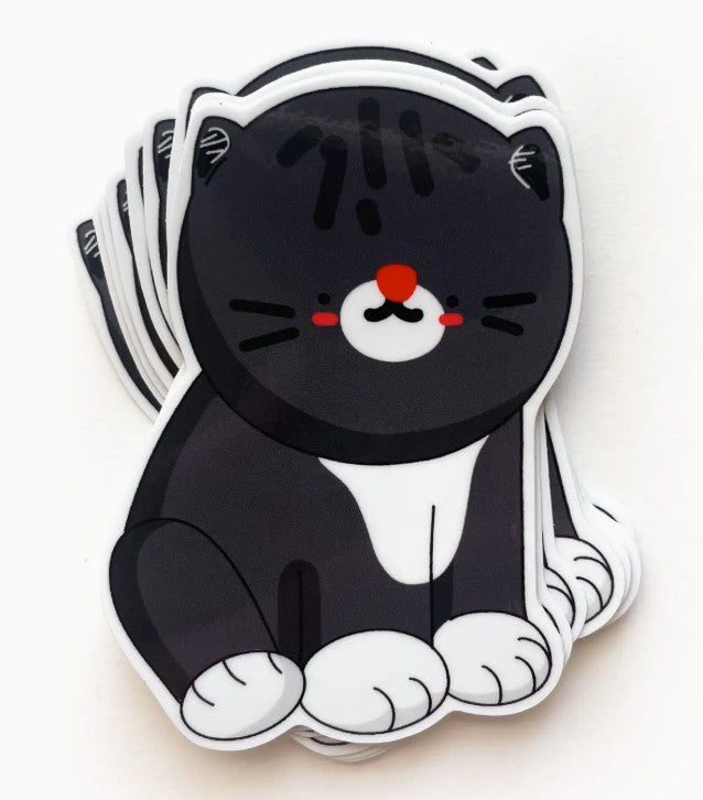 SimplyMKO Black Tabby Sticker
