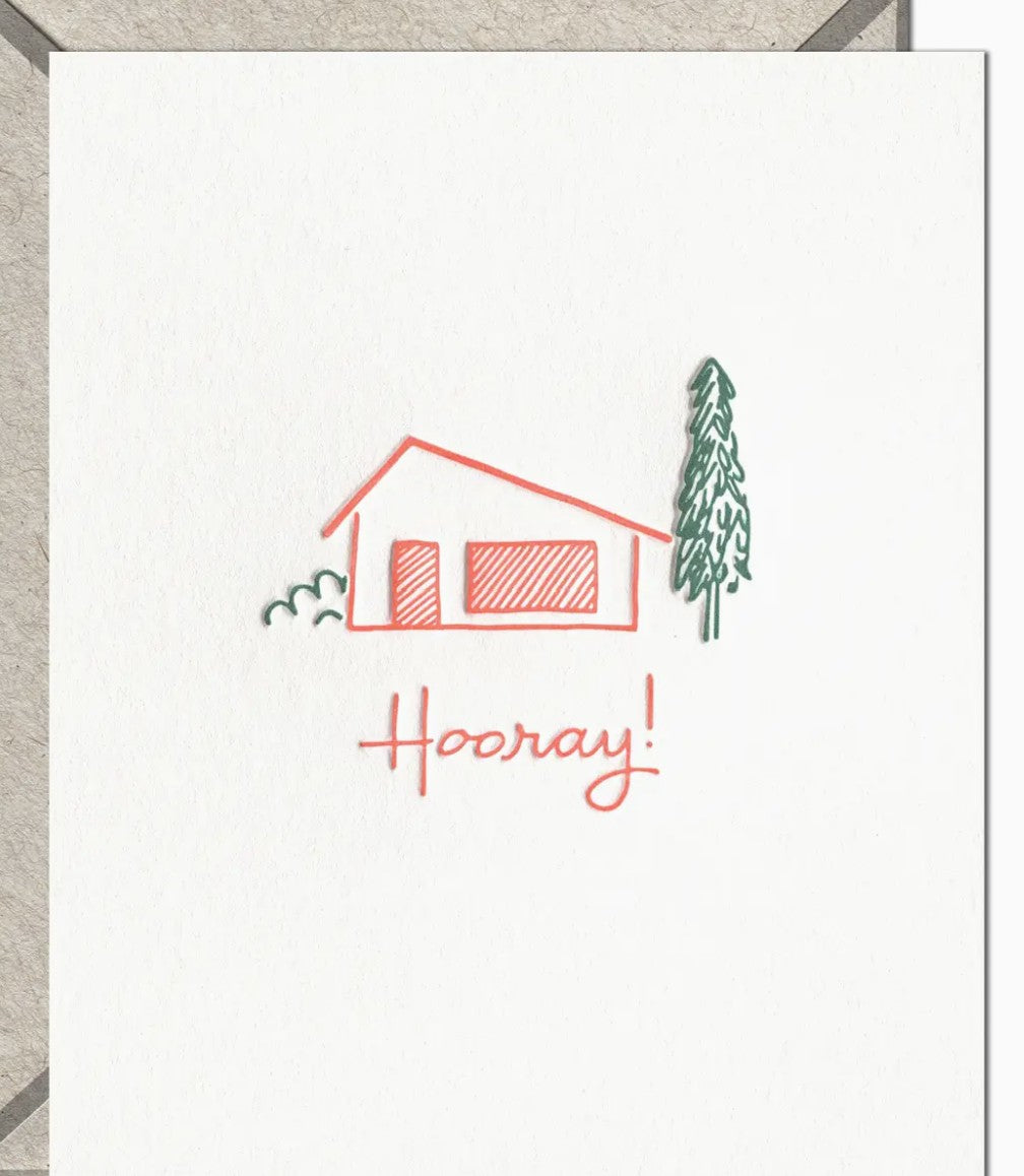 ink meets paper Hooray Home Card