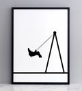 HAM Swing Rabbit Print