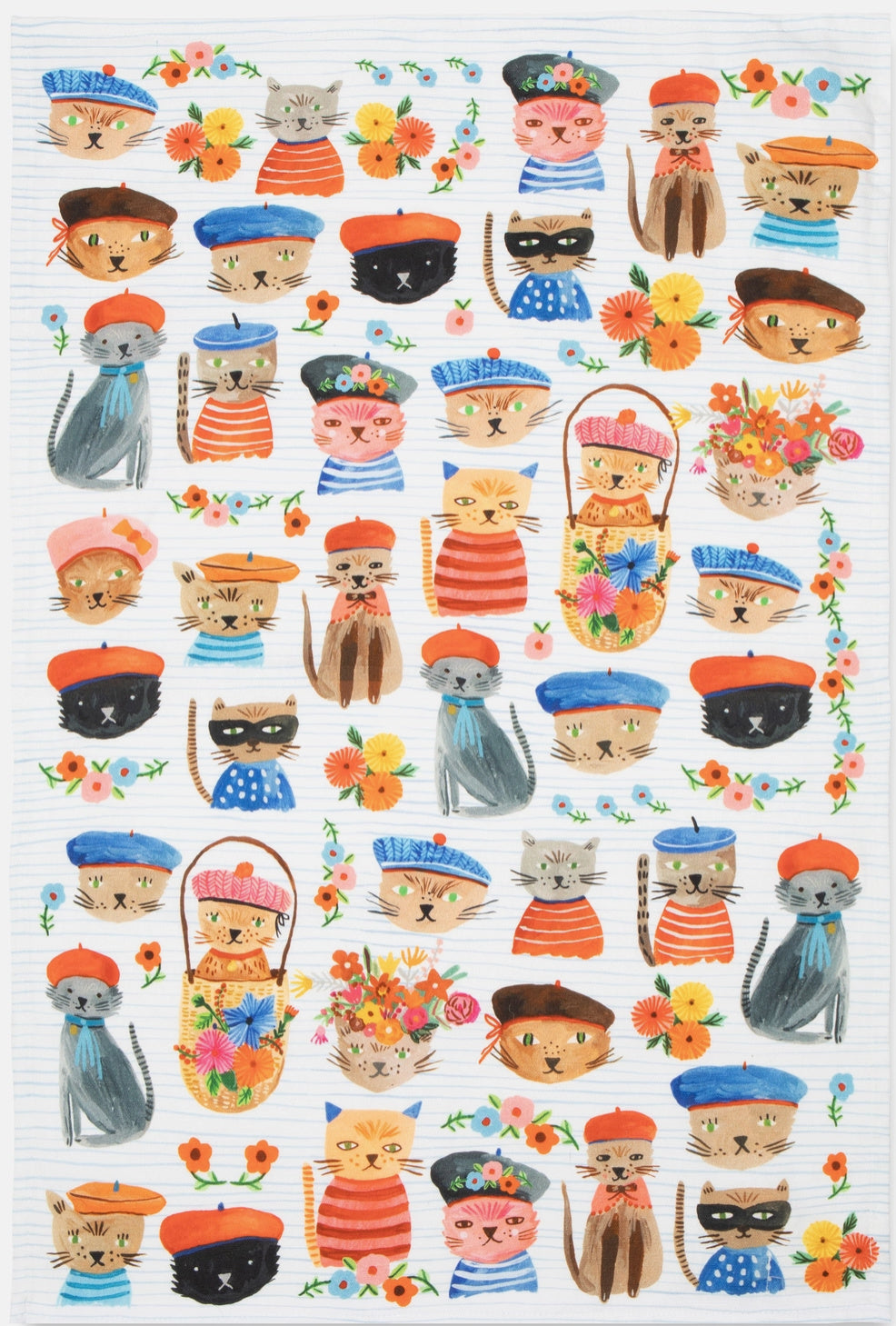 Bon Artis Ooh La La Cats Meow Tea Towel