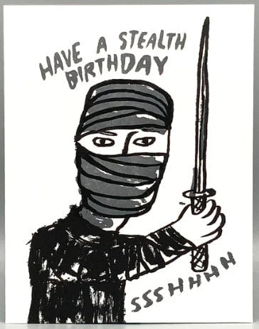 Westland Press Stealth Birthday Card