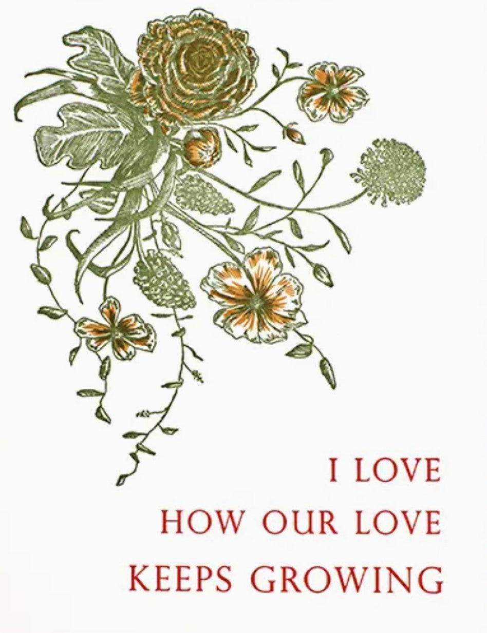 Rust Belt Love Our Love Keeps Growing Card