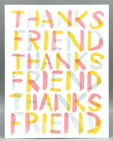 Westland Press Thanks Friend Card