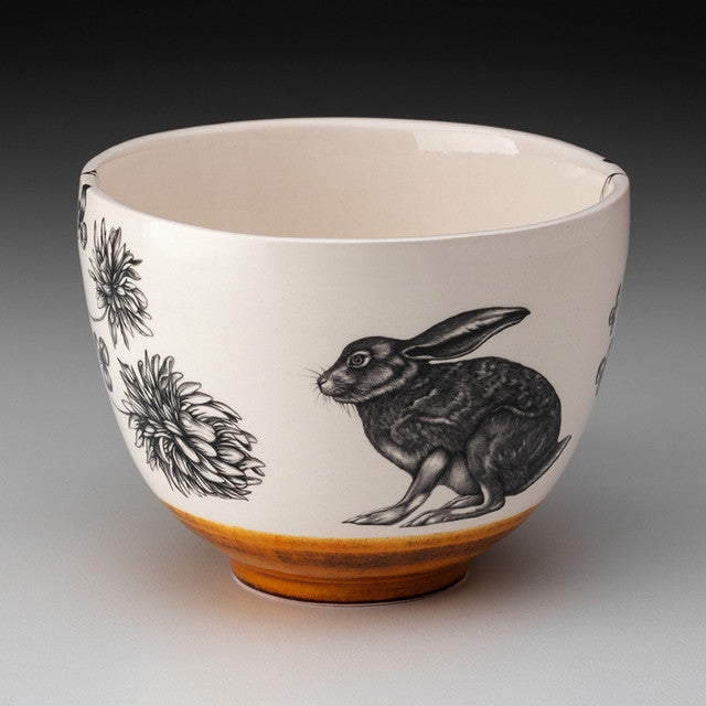 Laura Zindel Small Bowl: Crouching Hare