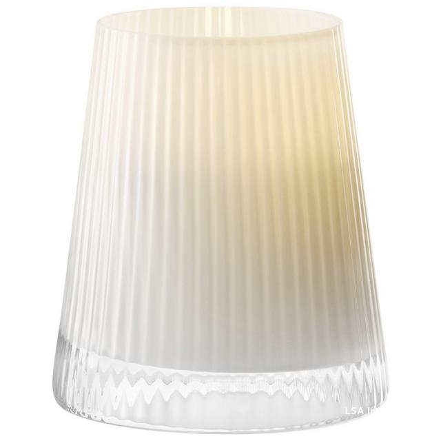 LSA Beacon Lantern/Vase, 5.5 in, White