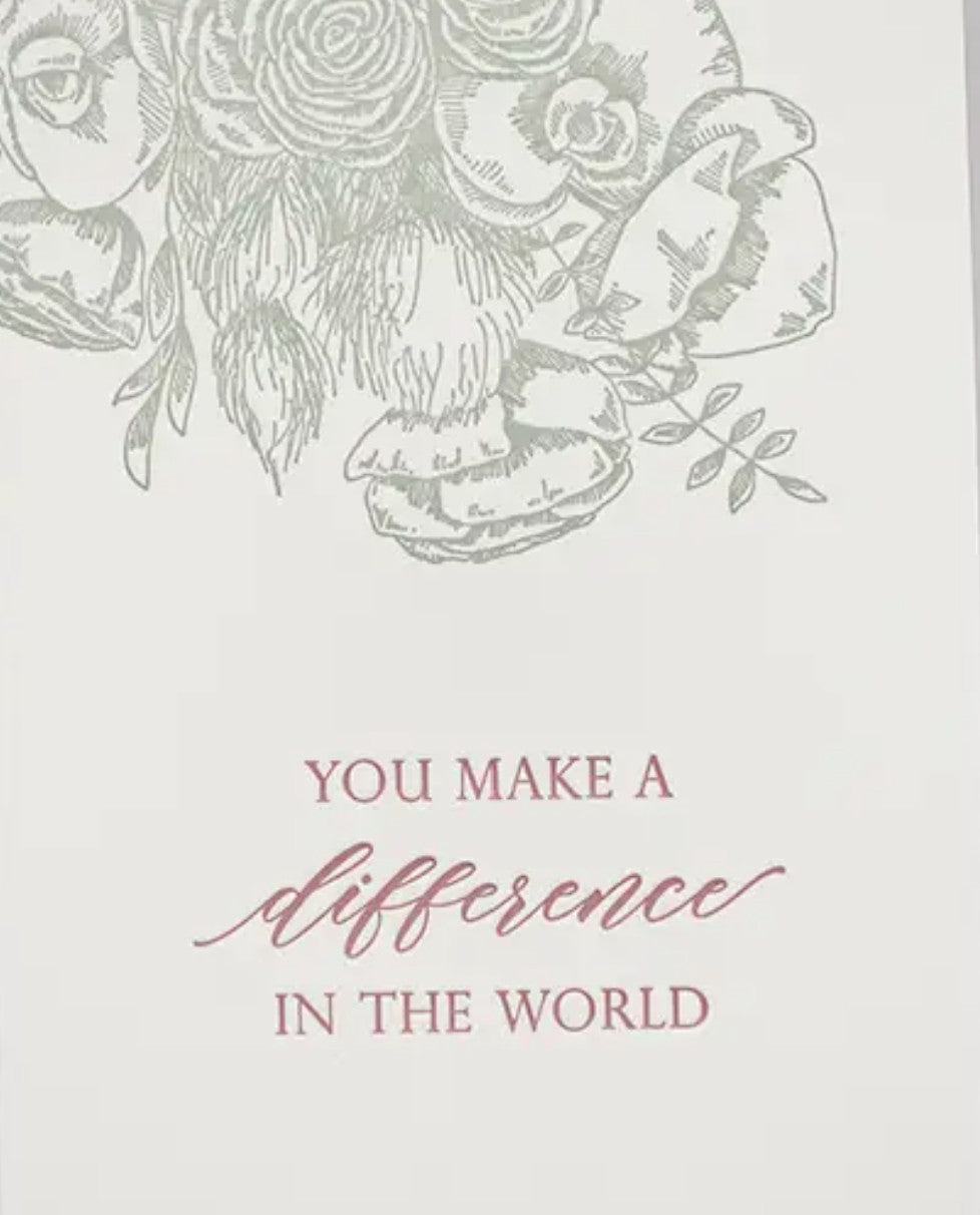 Rust Belt Love You Make a Difference Card