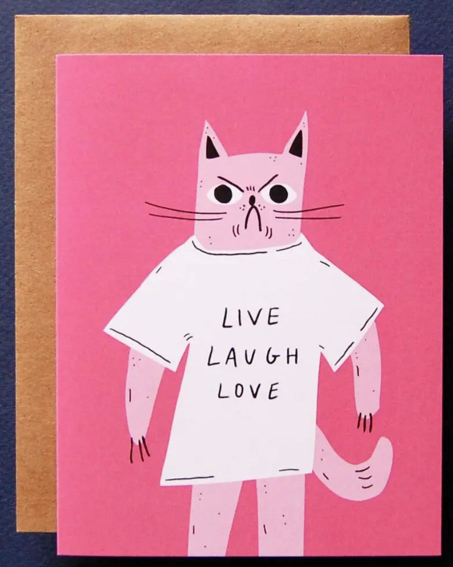 Badger & Burke Live, Laugh, Love Card