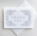 Steel Petal Press Grey Floral Thank You Cards (Box of 6)