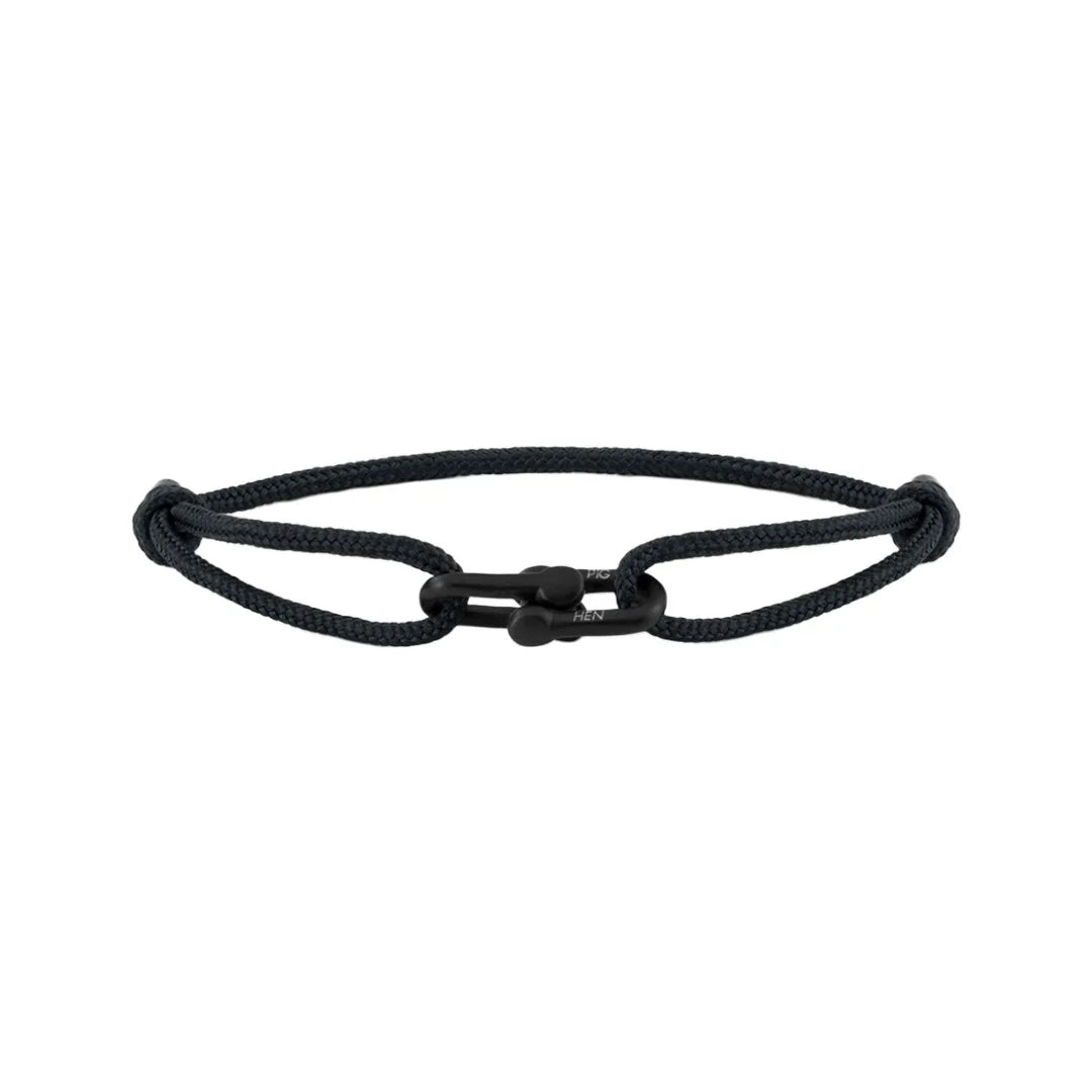 Pig and Hen Daunting Dean Black Black Bracelet