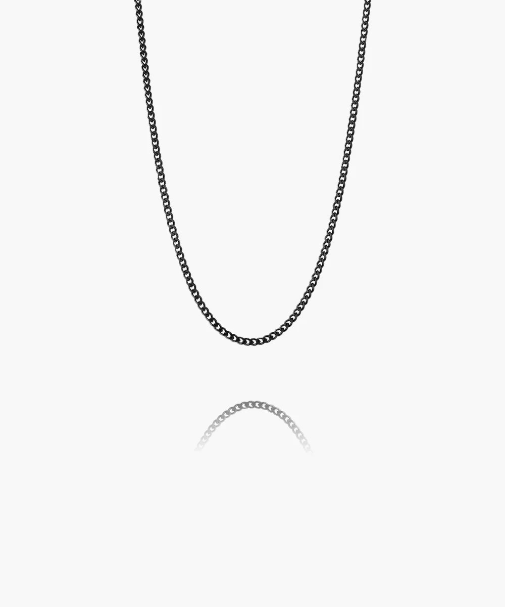 Pig & Hen Curb Chain Necklace