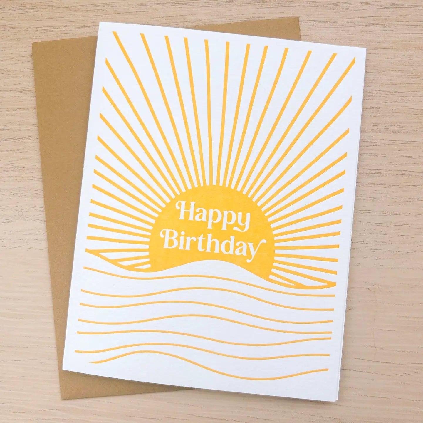 Pistachio Press Birthday Sunrise Card