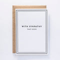 Pistachio Press Dude Sympathy Card