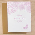 Pistachio Press Floral Birthday Card