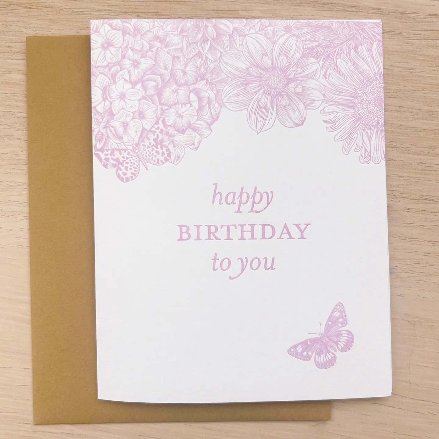 Pistachio Press Floral Birthday Card