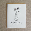 Pistachio Press Line Birthday Card