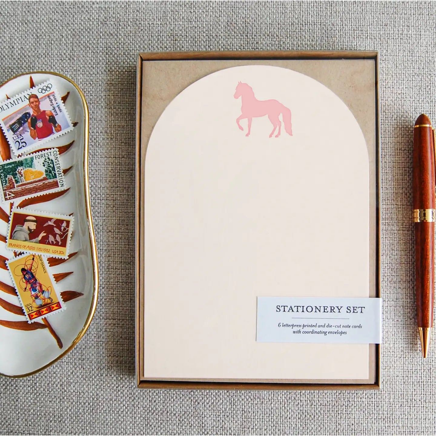 Pistachio Press Pink Pony Stationery Set