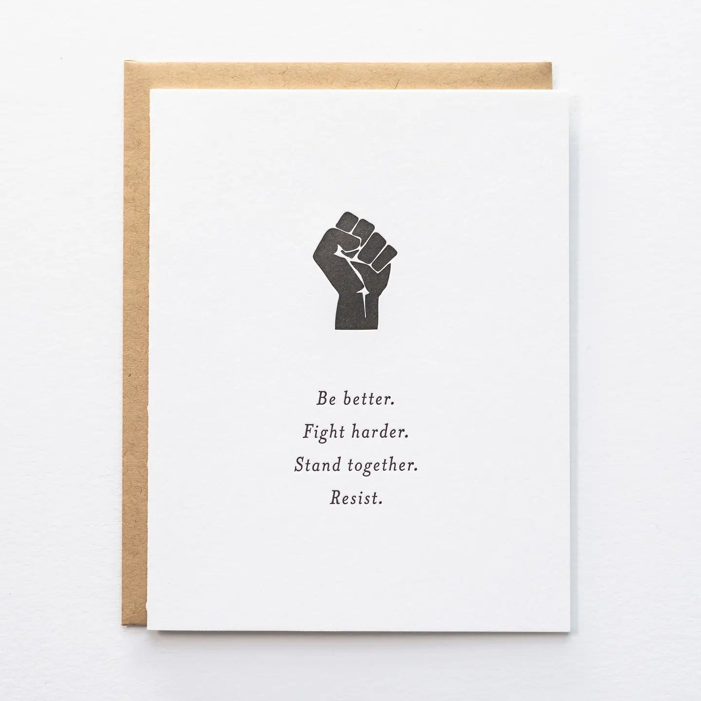 Pistachio Press Resist Card