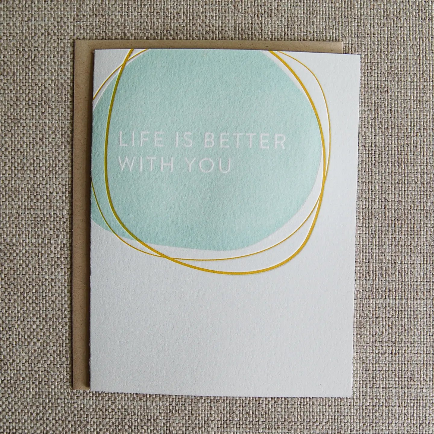 Pistachio Press Shape Life Better Card