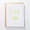 Pistachio Press Origami Third Card