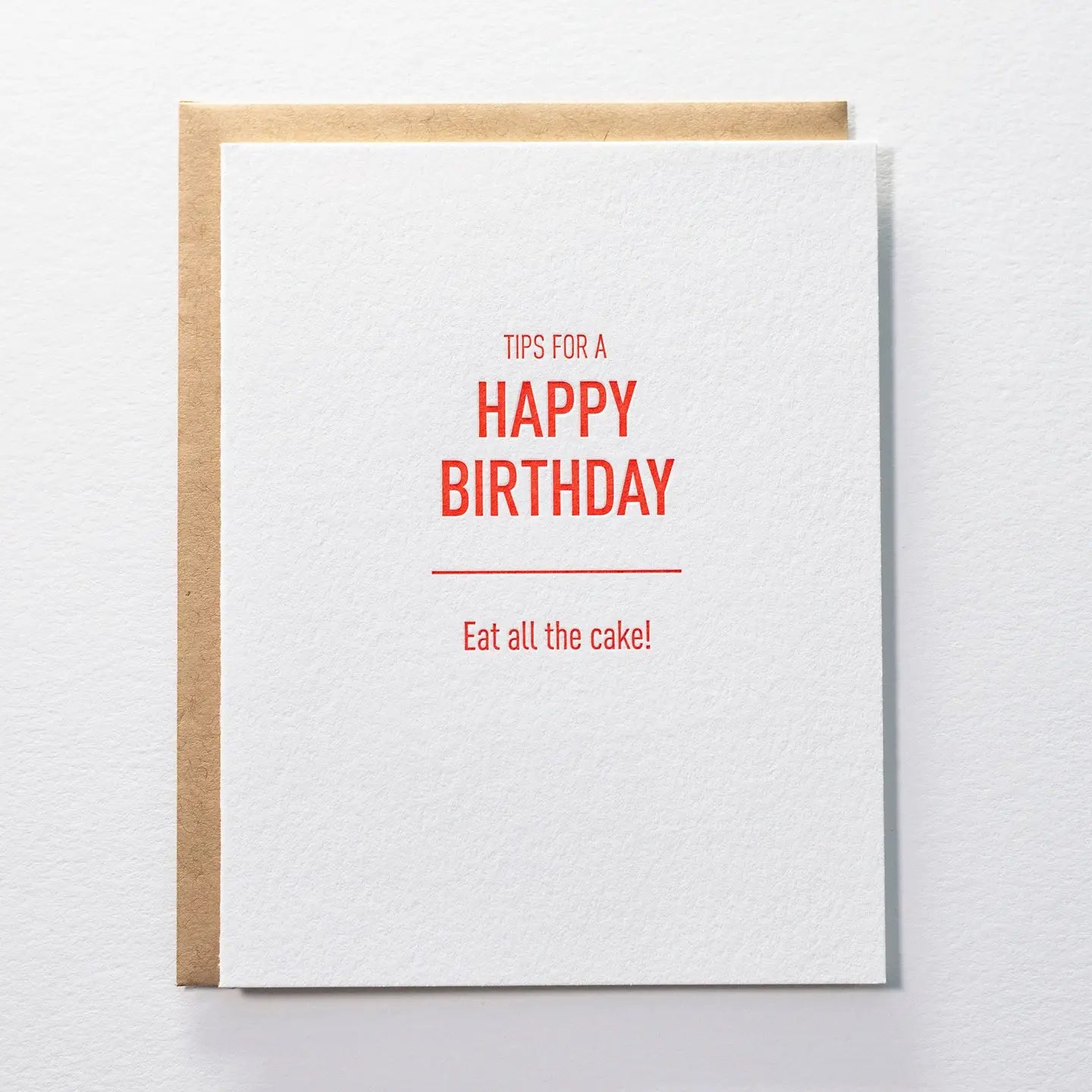 Pistachio Press Tips Birthday Cake Card