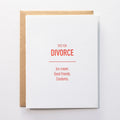 Pistachio Press Tips Divorce Card