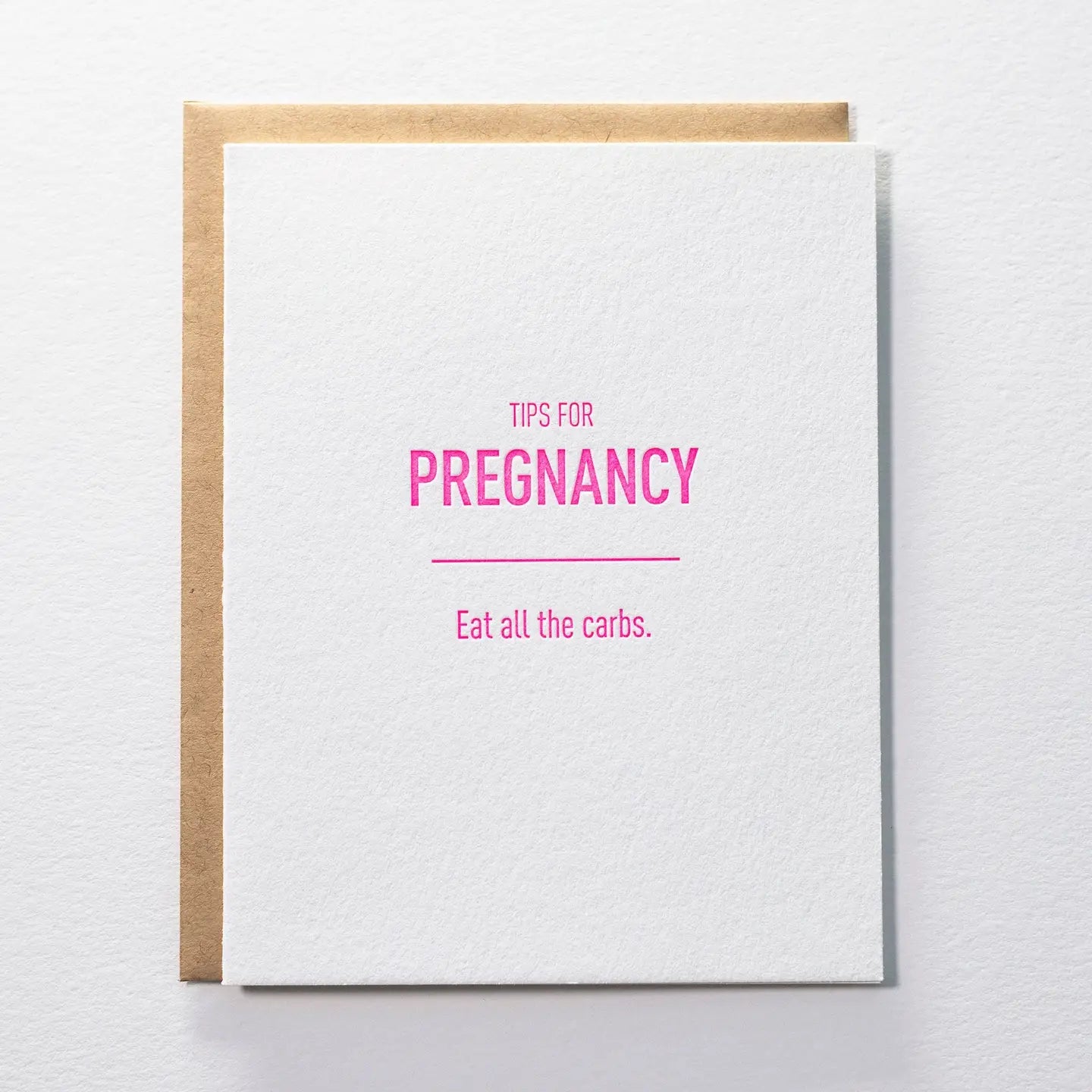 Pistachio Press Tips for Pregnancy Carbs Card