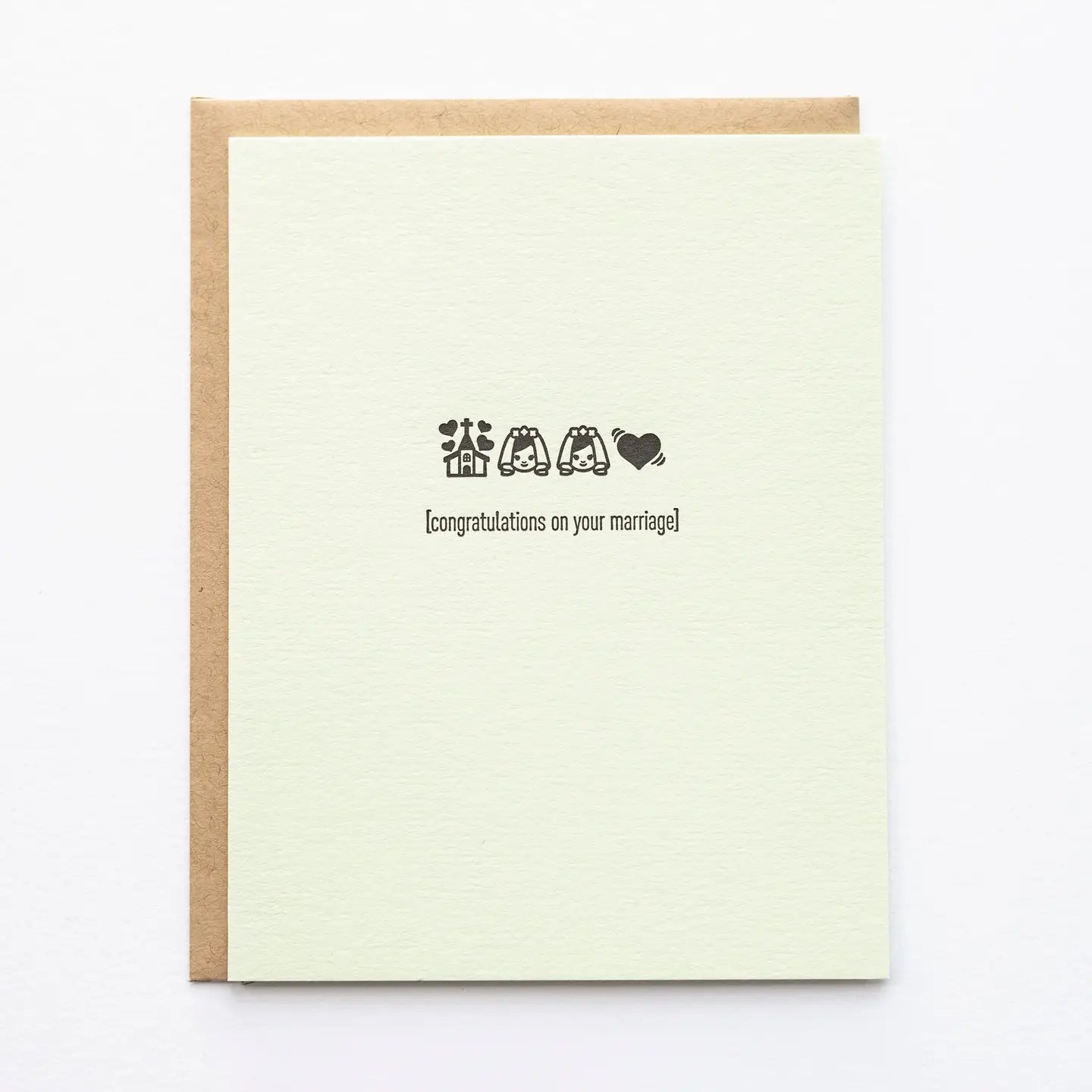 Pistachio Press Two Brides Card