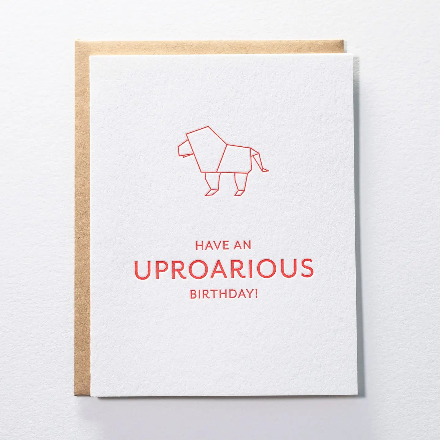 Pistachio Press Origami Uproar Card