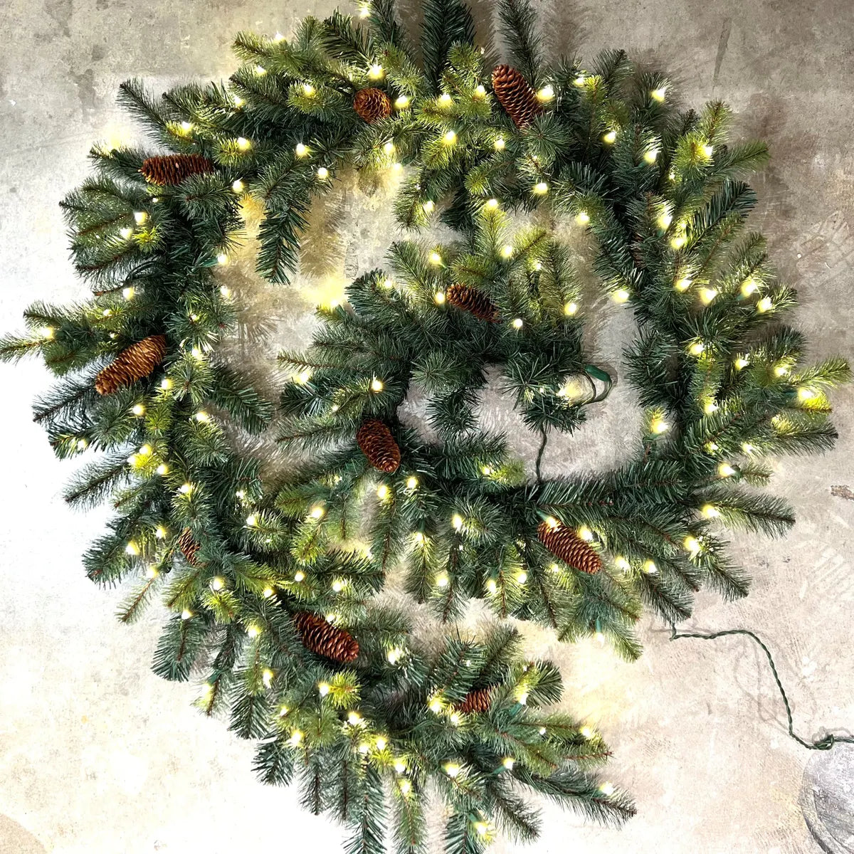 Porch View Carolina Spruce Garland