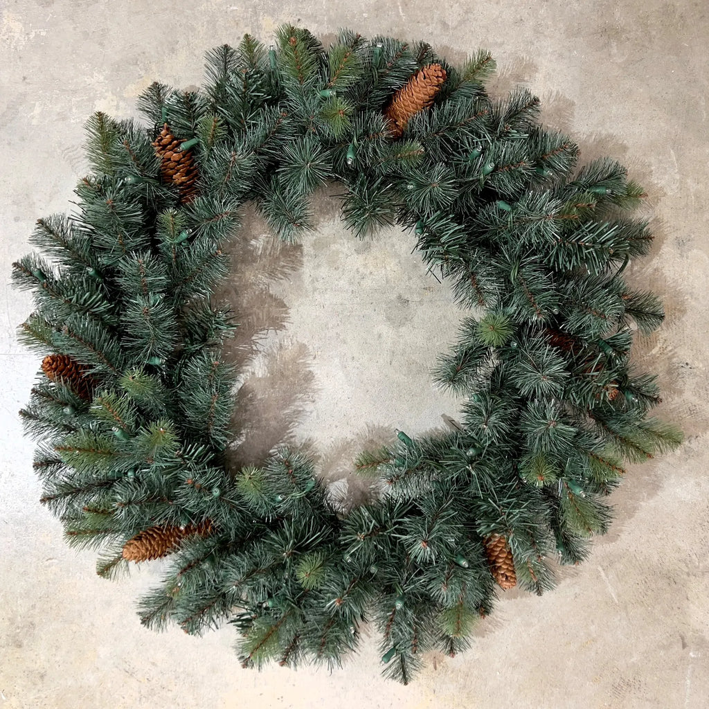 Porch View Spruce Wreath