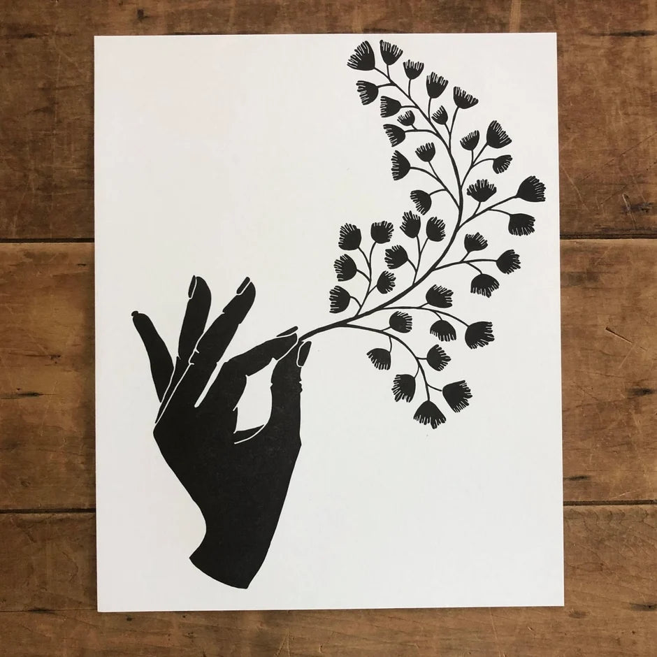 Ratbee Maidenhair Fern Hand Print