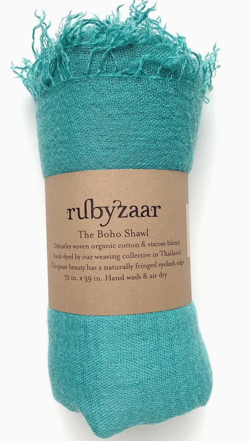 rubyzaar boho shawl