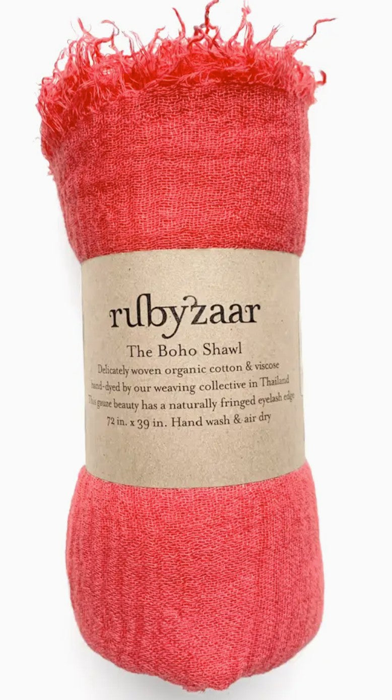 rubyzaar boho shawl