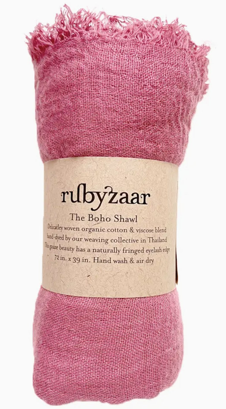 rubyzaar boho shawl