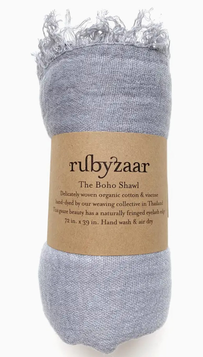 rubyzaar boho shawl