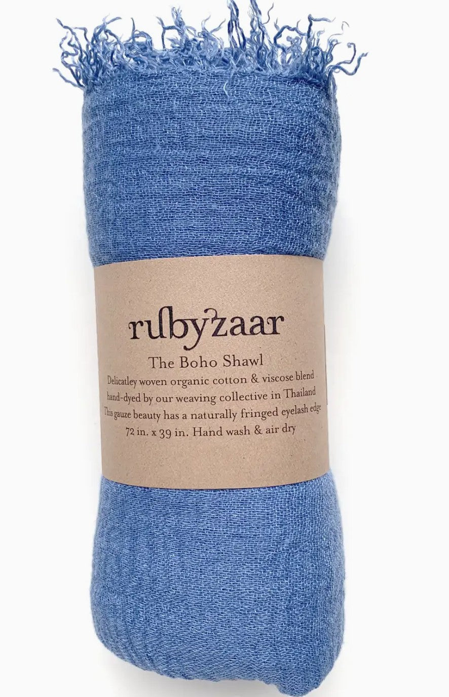 rubyzaar boho shawl