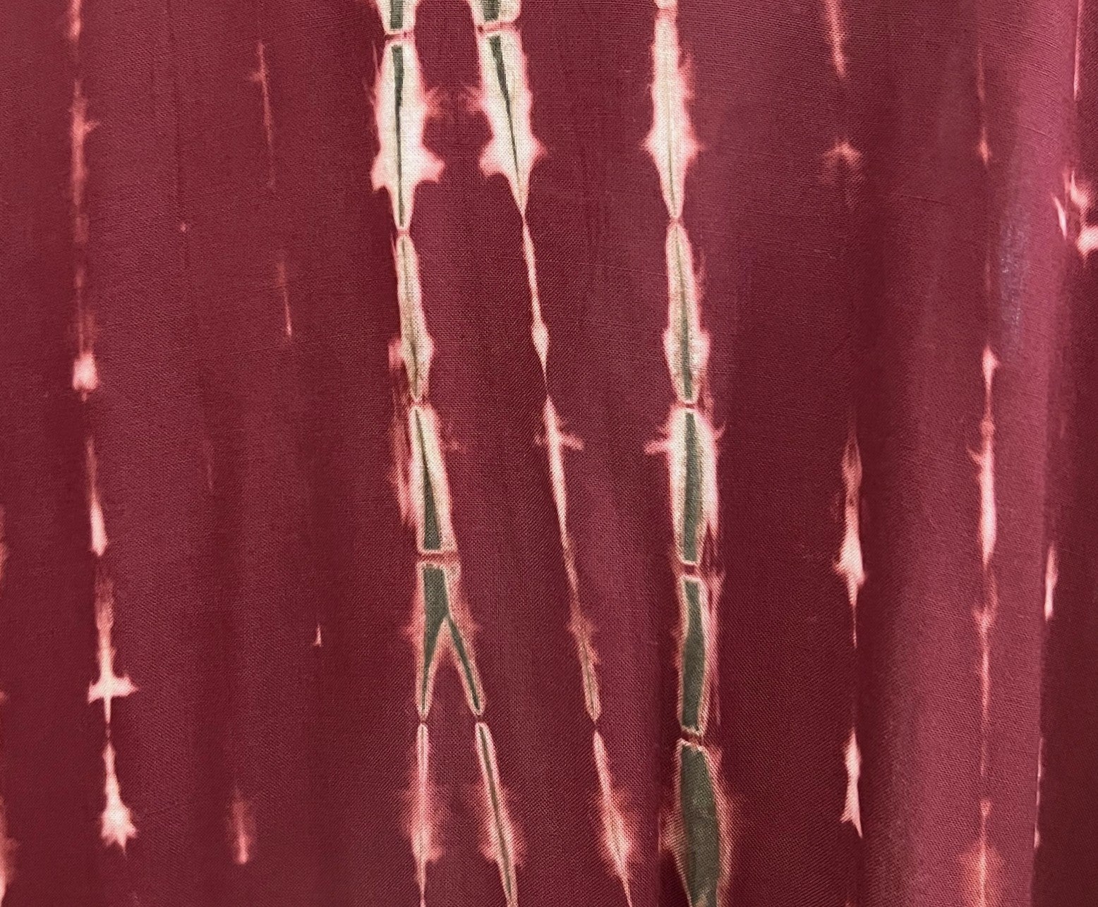 rubyzaar Square Kimono Duster Burgundy