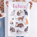 Sarah Edmonds Lickers Tea Towel