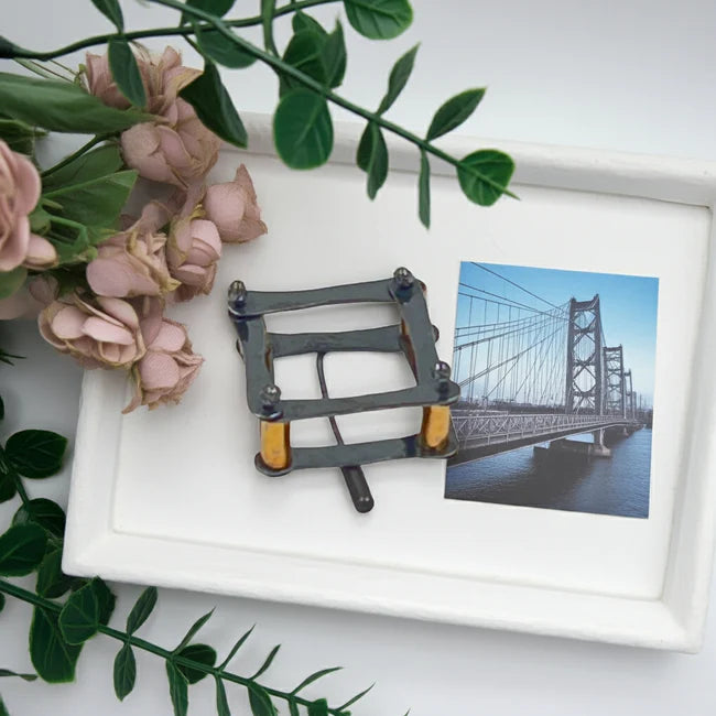 SCF Playing Bridge Brooch