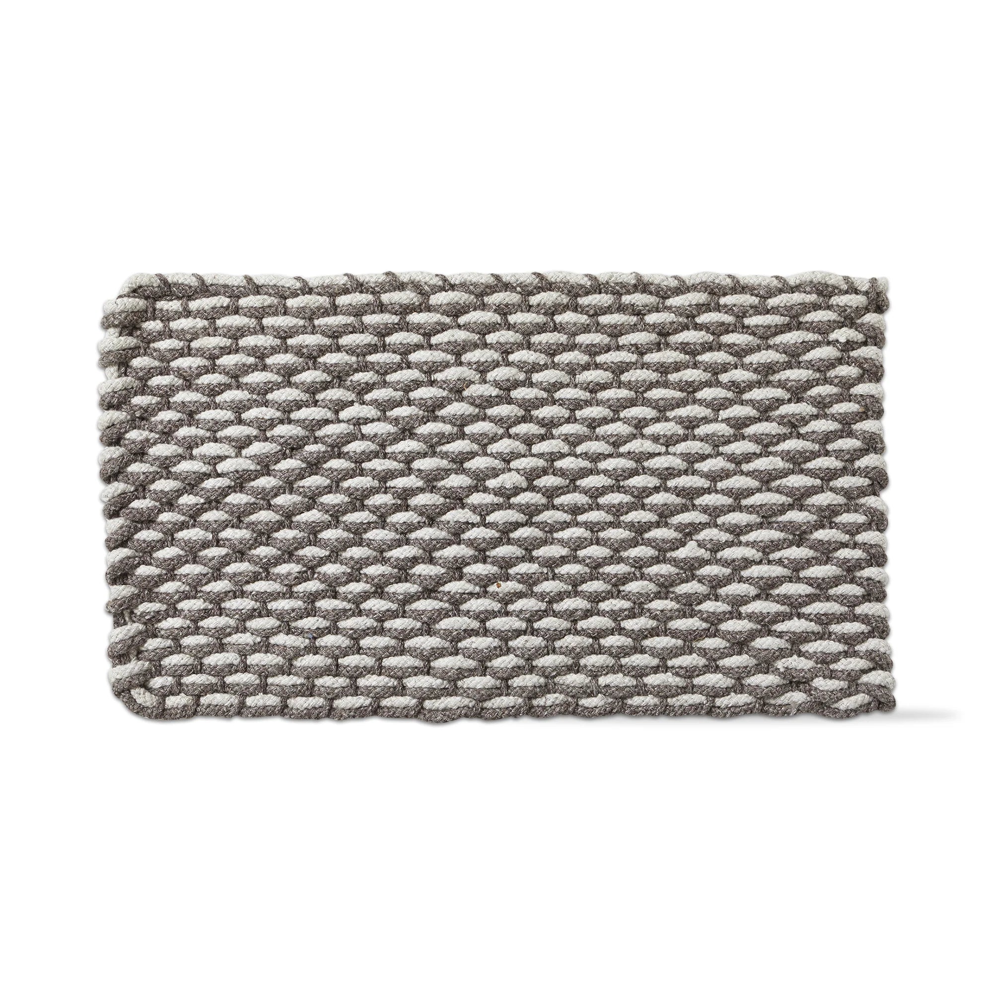 Tag Handwoven Doormat, Brown Multi