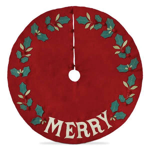 Tag Merry Sprig Tree Skirt