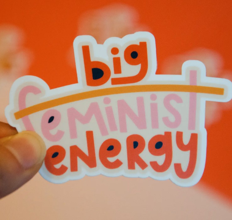 Twentysome Design Big Feminist Energy Sticker