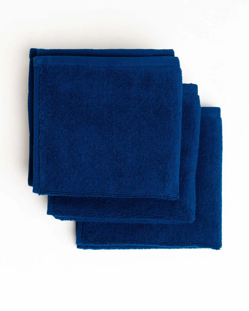 Typical Classic Face Towel 3-Pack, Studio Navy