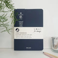 Vent for Change A5 Reclaimed Wool Notebook, Blue