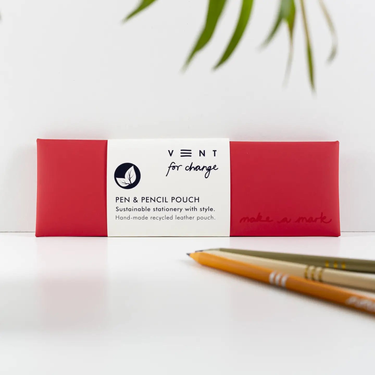 Vent for Change Make a Mark Pen Pouch, Red
