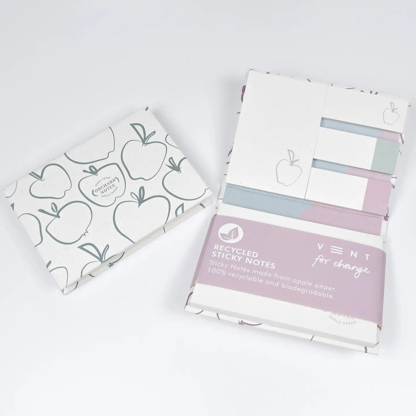 Vent for Change Orchard Sticky Notes, Green