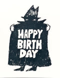 Westland Press Coat Happy Birthday Card