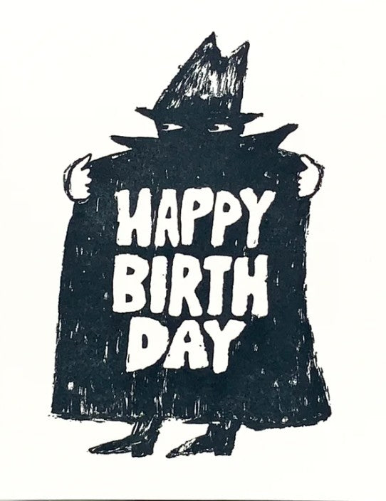 Westland Press Coat Happy Birthday Card