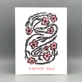 Westland Press Flower Thank You Card
