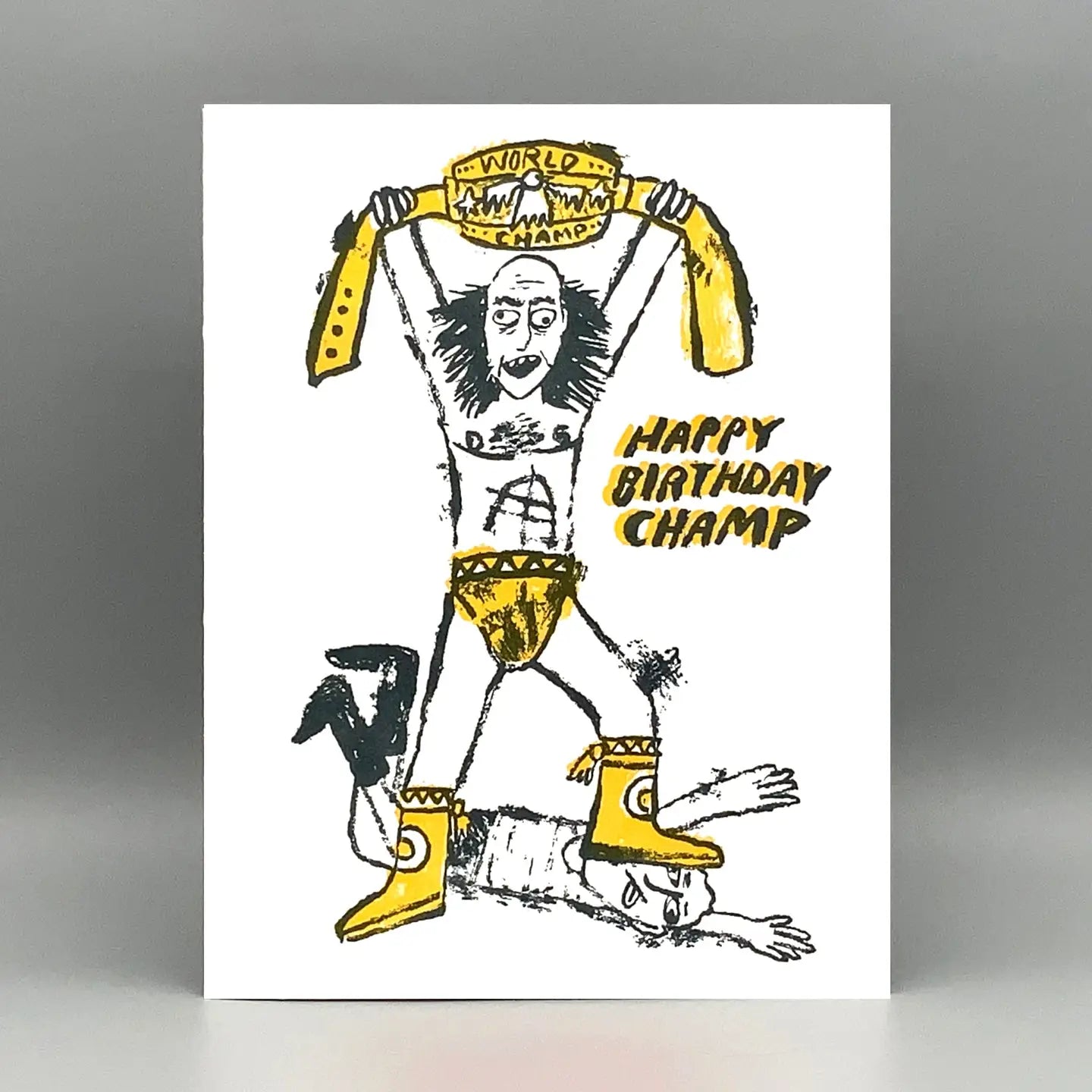 Westland Press Happy Birthday Champ Card